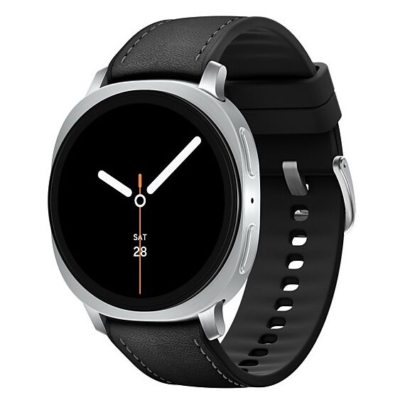 Galaxy Watch8 | 44 мм | 4G LTE | Silver | Hybrid/Black | S/M/L, Размер ремешка : S/M/L, Тип ремешка : Hybrid, Размер корпуса : 44 мм, Подключение часов : Bluetooth / Wi-Fi + 4G LTE, Цвет ремешка: Black, Цвет: Silver